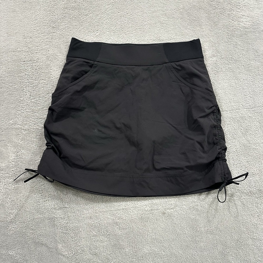 Columbia Mini Skort Skirt Women's S Golf Tennis Black Side Cinching Active